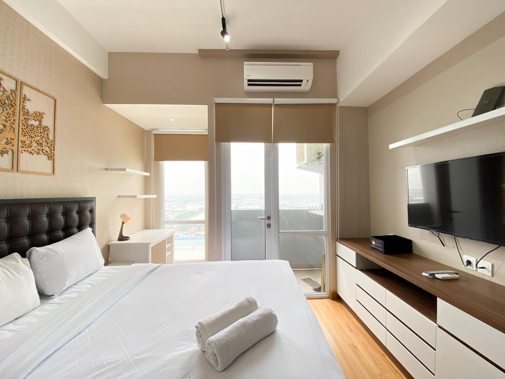 Warm And Cozy Studio At Vasanta Innopark Apartment By Travelio Cikarang Eksteriør bilde